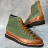 Canvas High-Top Boots