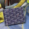 Colorful Wallet with Goyardine Chevron Pattern