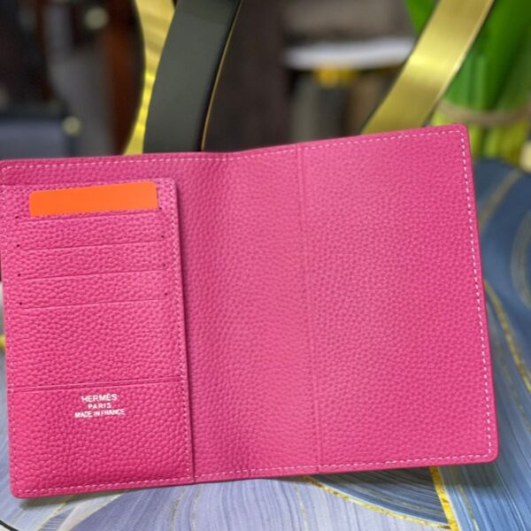 Hermes Leather Passports Wallet