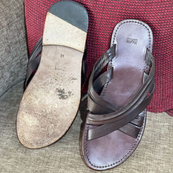 Hugo Boss All Leather Sandals
