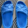 Louis Vuitton Blue Slides
