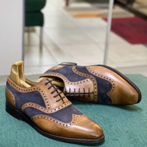 1 Barker Two Tone Oxford Wingtip