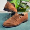 Suit Supply Suede Penny Loafers