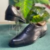 Thom Wills Black Oxford Toe cap Dress Shoes
