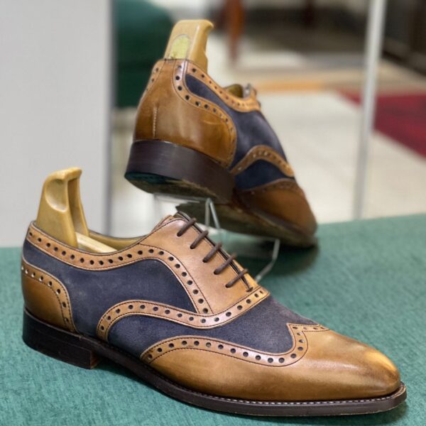 Barker Two Tone Oxford Wingtip
