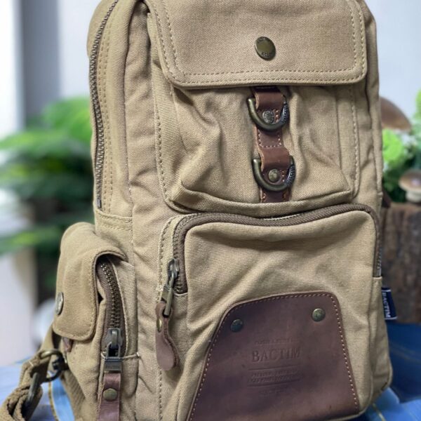 Bactim Canvas Side Chest Bag
