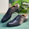 Thom Wills Black Oxford Toe cap Dress Shoes