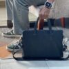 Montagut Leather Office Bag