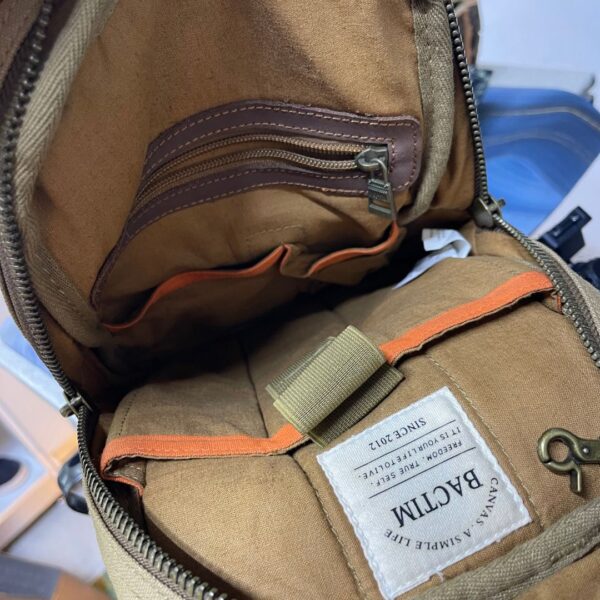 Bactim Canvas Side Chest Bag