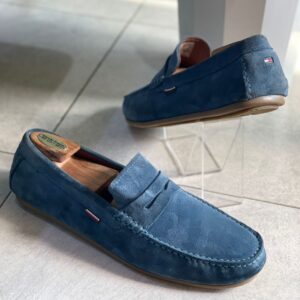 Tommy Hilfiger Suede Penny Loafers