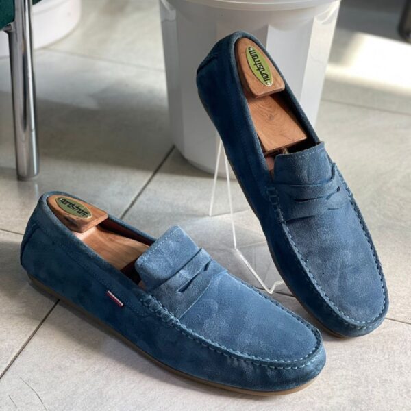 Tommy Hilfiger Suede Penny Loafers