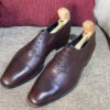 A.testoni Brown Oxford Captoe Shoes