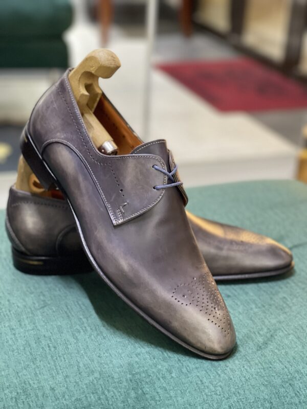 img_9818-2 Santoni Derby Plain Toe Shoes